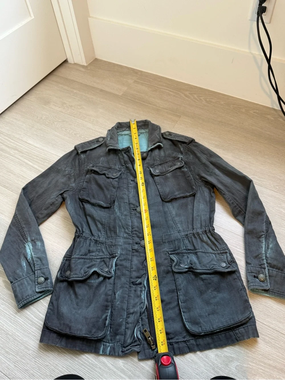 Free People Double Cloth Utility Washed